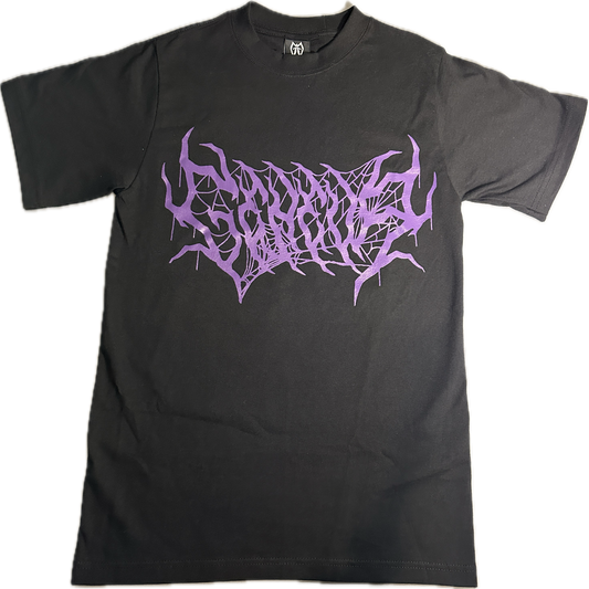PURPLE "ARACHNOPHOBIA" TEE